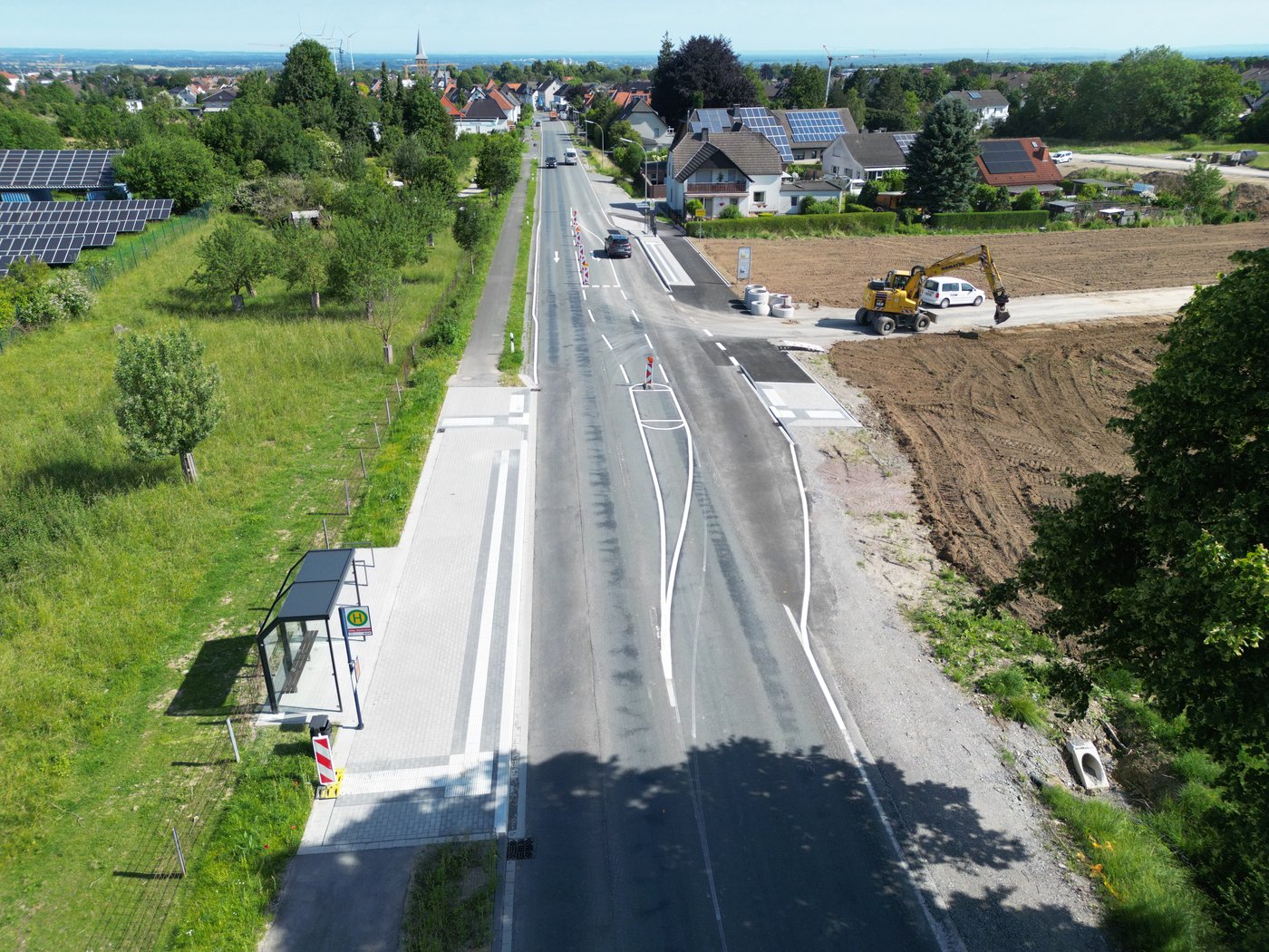 Barrierefreie Umbau von Bushaltestellen - Straßenbau